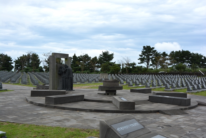 Gedenkstätte und Friedhof am 4.3 Friedenspark auf der Insel Jeju.
